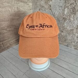 Imperial Sports Eyes On Africa Travel & Safaris Orange Adjustable Golf Hat